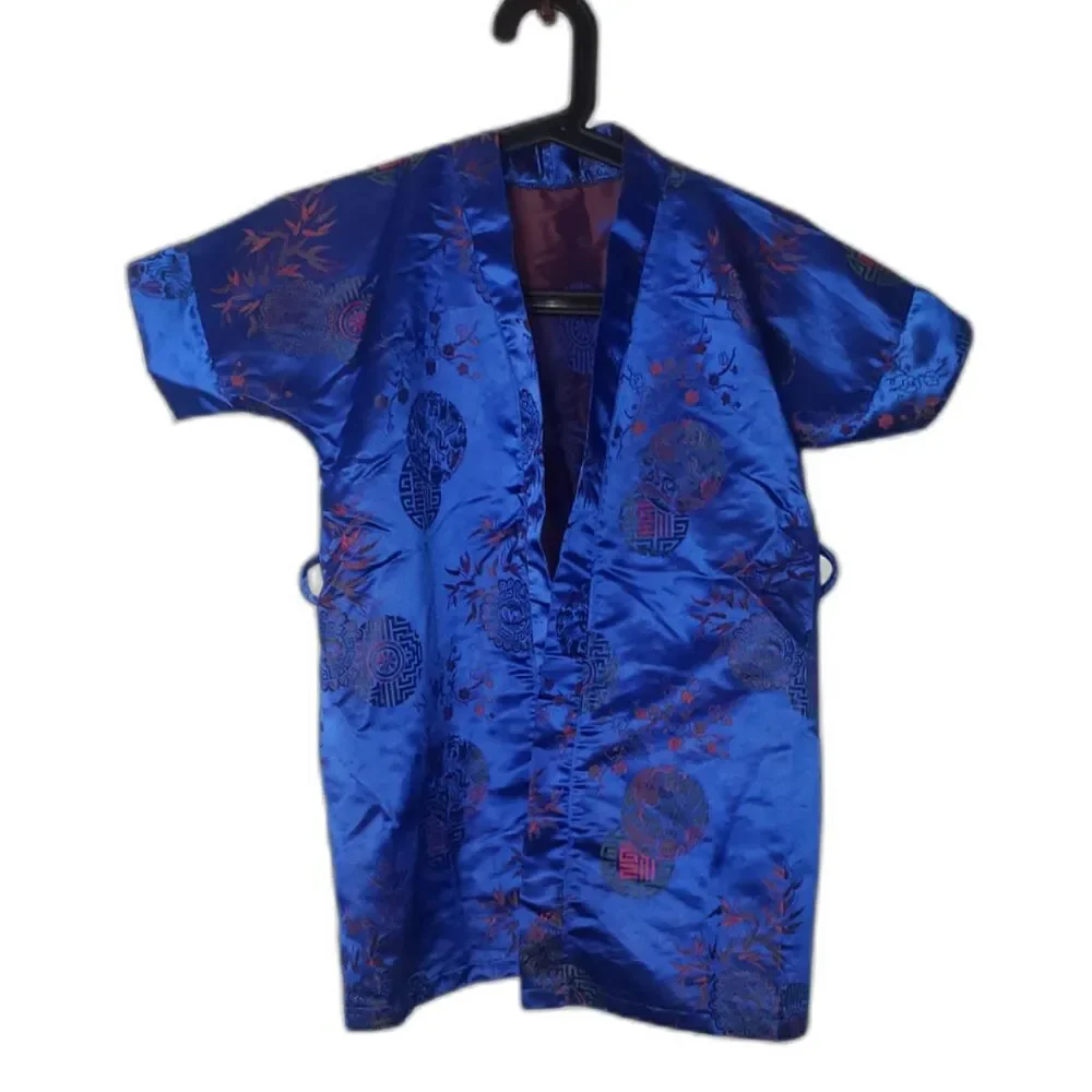 None blue kimono